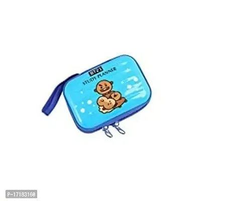 BTS Design Metal Tin Box for Earphone, Coins, Memory Card, Pouch Return Gifts for Kids (1 Pcs) (Blue BTS Coins Pouch 02)-thumb2