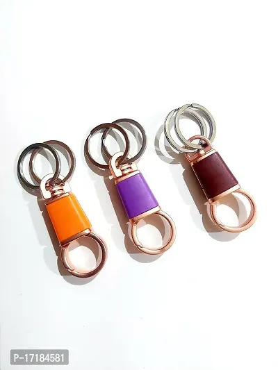 5G Kyes Premium Metal Hook Keychains keyrings for Boys/Kits cycle/Car/Bick/Home Gifting (Metal Hook Purple)-thumb5