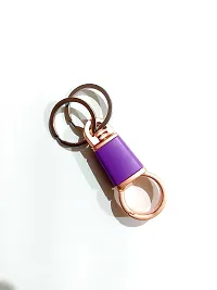 5G Kyes Premium Metal Hook Keychains keyrings for Boys/Kits cycle/Car/Bick/Home Gifting (Metal Hook Purple)-thumb2