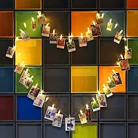 5G Retail 10 Photo Clip String Lights, Decoration for Birthday, Wedding, Party, Home, Patio Lawn, Warm White -(10 LED's)-thumb3