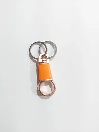 5G Kyes Premium Metal Hook Keychains keyrings for Boys/Kits cycle/Car/Bick/Home Gifting (Metal Hook Orange)-thumb2