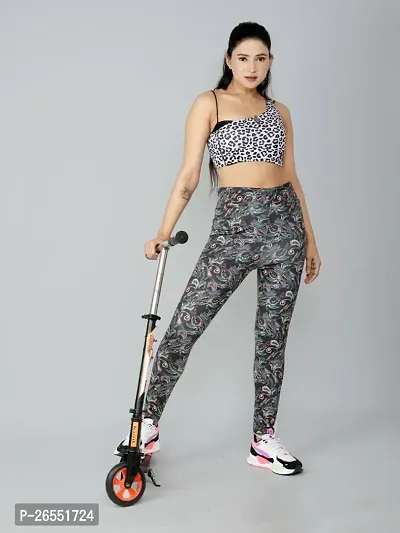Classic Lycra Printed Jegging for Women