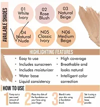 High Coverage Waterproof Base Foundation (Natural Beige)-thumb1