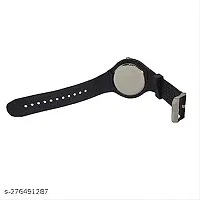 Stylish Wrist Watch, round Digital LED Fashion Only Watch for Men-thumb1