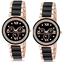 Attactive Black combo of 2 Women Watch-thumb4