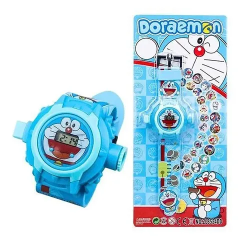 Doraemon 24-Images Digital Display Projector Cartoon Watch for Kids