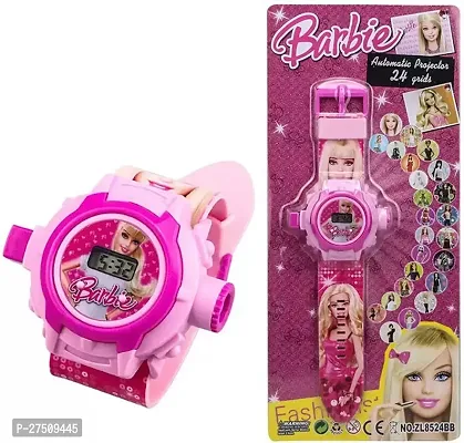 Barbie Digital 24 Images Projector Wrist Watch for Girl-thumb0