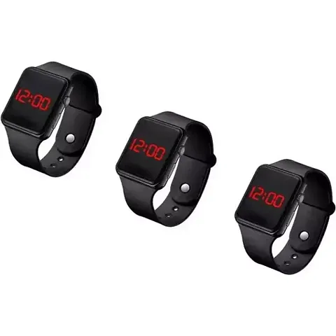 Stylish Digital Watches For Kids Pack Of 3