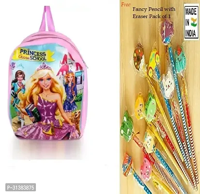 Trendy School Bags With Pencils And Erasers For Kids