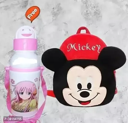 Stylish School Bag With Water Bottle  For Kids-thumb0