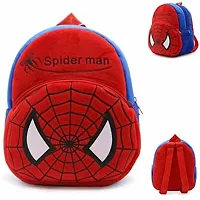 Spiderman Bags For Kids, Red Spiderman Bags For Girls/Boys 2 to 5 Years Kids School Bag (pack of 1)-thumb1