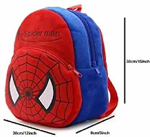 Spiderman Bags For Kids, Red Spiderman Bags For Girls/Boys 2 to 5 Years Kids School Bag (pack of 1)-thumb2