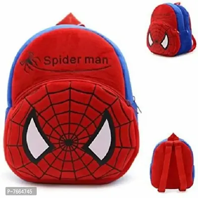 Spiderman Bags For Kids, Red Spiderman Bags For Girls/Boys 2 to 5 Years Kids School Bag (pack of 1)-thumb4