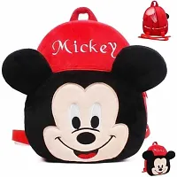 Micky School Bag for Kids/Girls/Boys/Children Plush Soft Bag Backpack Carto-thumb2