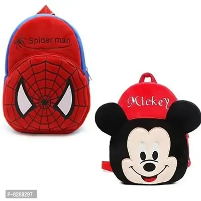 Kids School Bag Soft Plush Cartoon Baby Boys  Girls Plush Bag , 10 L Backpack Plush Bag-thumb0