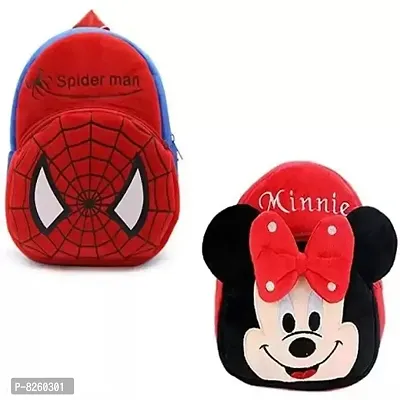 Kids School Bag Soft Plush Cartoon Baby Boys  Girls Plush Bag , 10 L Backpack Plush Bag