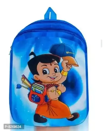 Bheem Kids School Bag Soft Plush Cartoon Baby Boys  Girls Plush Bag , 10 L Backpack Plush Bag-thumb0