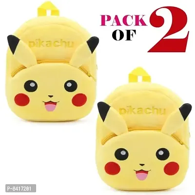 Kids School Bag Soft Plush Backpacks Pack of 2 Carto-thumb0