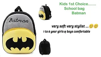 Kids School Bag Soft Plush Backpacks Pack of 1-thumb1