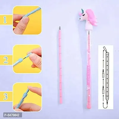 Cute Cartoon Pre-Nursery Kids School Bag Pack Of 1 With Unicorn Stacking Pencil Pack of 1-thumb2