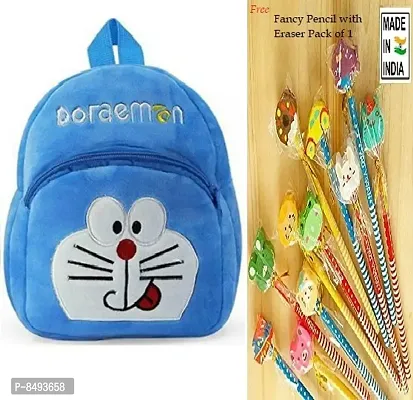 Cute Cartoon Pre-Nursery Kids School Bag Pack Of 1 With Fancy Rubber Eraser  Pencil Pack Of 1