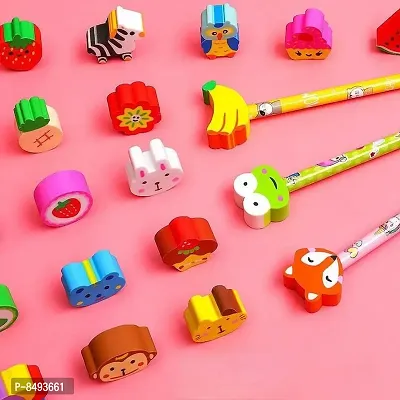 Cute Cartoon Pre-Nursery Kids School Bag Pack Of 1 With Fancy Rubber Eraser  Pencil Pack Of 1-thumb3