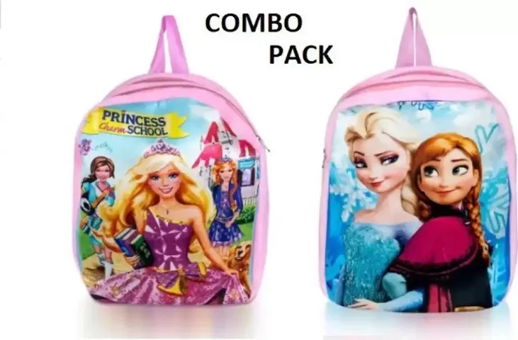 Classic Printed Kids School Bag, Pack of 2