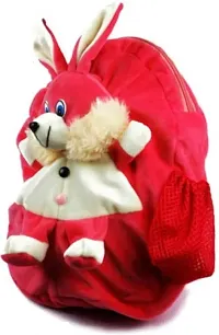 Rabbit Character Pink School Bag For Baby School Bag  (White, Pink, 12 inch)-thumb1