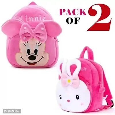 Backpack PINK MINNIE WITH KONGEE RABBIT PACK OF 2  (Pink)-thumb0