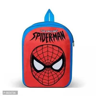 3D Spider-Man Cute Cartoon Pre-Nursery Kids School Bag Pack Of 1