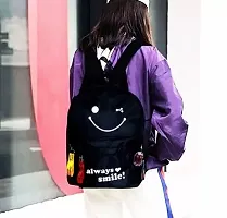 ALWAYS SMILE BAG MEDIUM 15L TUITION BAG AND COLLEGE BAG FOR BOYS  GIRLS STYLISH AND TRENDY LIGHTWEIGHT BACKPACKS-thumb1