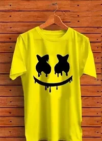 Pack of 2 Men Graphic Print Round Neck White, Yellow T-Shirt-thumb2