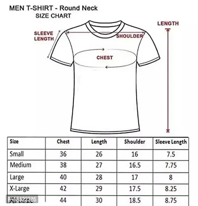Trending Printed T-shirt For Men Pack of 1-thumb2
