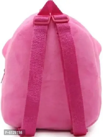 Soft Backpack For Small Kids (Age 2 to 6 Years) (Nursery/Play School) Plush Bag  (Pink, 10 L)-thumb5