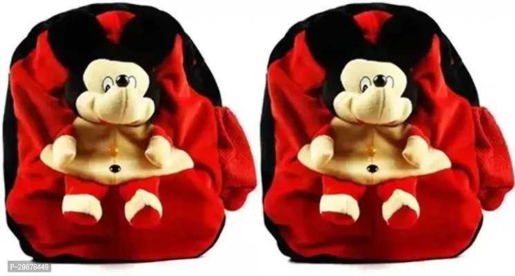 Half body Mickey Cute Cartoon Pre-Nursery Kids School Bag Pack Of 2-thumb0