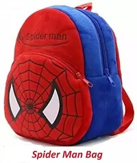 Spiderman Bag With Free Water Bottle Bagpacks Kids Bag Nursery Picnic Carry Plush Bags School Bags for Kid Girl and Boy-thumb1