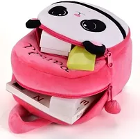 Pink Panda Bag With Free Water Bottle Bagpacks Kids Bag Nursery Picnic Carry Plush Bags School Bags for Kid Girl and Boy-thumb1