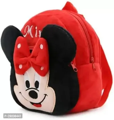 Red Minnie Bag With Free Water Bottle Bagpacks Kids Bag Nursery Picnic Carry Plush Bags School Bags for Kid Girl and Boy-thumb2