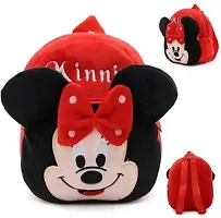 Red Minnie Bag With Free Water Bottle Bag packs Kids Bag Nursery Picnic Carry Plush Bags School Bags for Kid Girl and Boy-thumb2