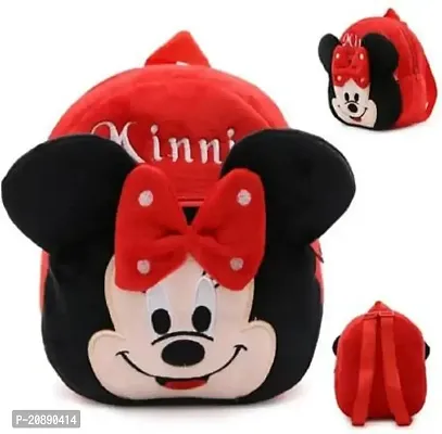 Red Minnie Bag With Free Water Bottle Bag packs Kids Bag Nursery Picnic Carry Plush Bags School Bags for Kid Girl and Boy-thumb3