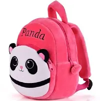 Pink Panda Bag With Free Water Bottle Bagpacks Kids Bag Nursery Picnic Carry Plush Bags School Bags for Kid Girl and Boy-thumb1