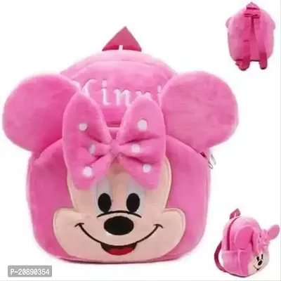 Pink Minnie Bag With Free Water Bottle Bagpacks Kids Bag Nursery Picnic Carry Plush Bags School Bags for Kid Girl and Boy-thumb4