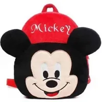HI GIRL  MICKEY Kids School Bag  Multi purpose Soft Plush Backpack Combo-thumb2