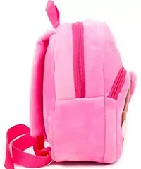 HI GIRL  MICKEY Kids School Bag  Multi purpose Soft Plush Backpack Combo-thumb1