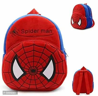 Kids Backpack Spiderman Bag Plush Animal Cartoon Mini Travel Bag for Baby Girl /Boy 1-6 Years with Stacking Eraser-thumb2