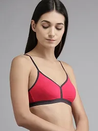 Stylish Multicoloured Cotton Solid Bras For Women-thumb1