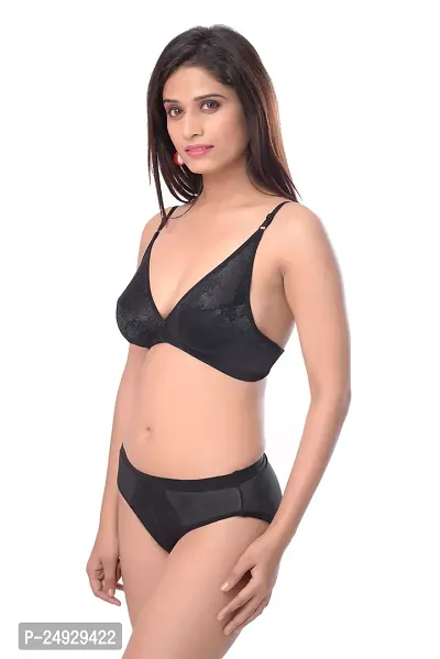 Stylish Cotton Bra And Panty Set For Women Pack Of 3-thumb3