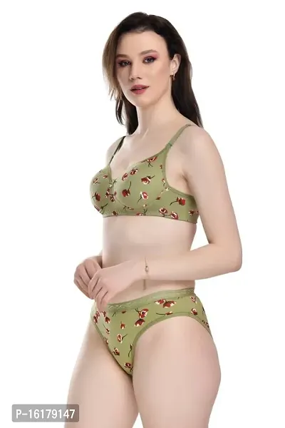 Stylish Multicoloured  Bra  Panty Set For Women Pack Of 2-thumb3