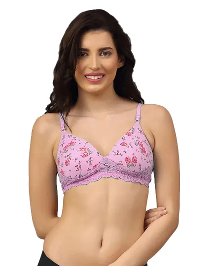 Cotton Printed Padded Bra Pack Of 1