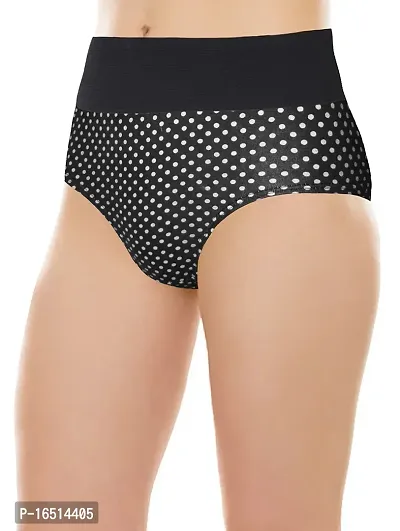 Stylish Black Cotton Blend  Briefs For Women-thumb3